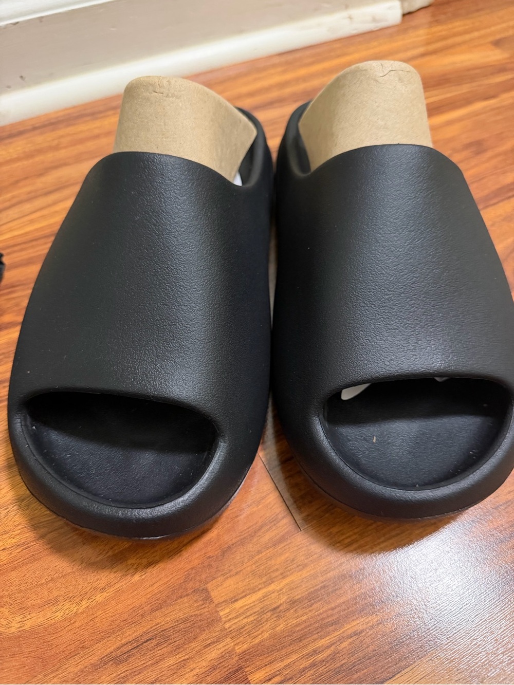Men's Black Slip-On Foam Slides